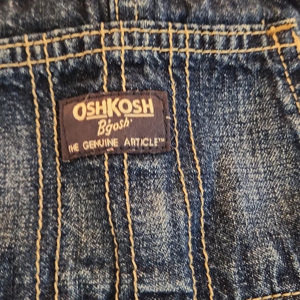 OshKosh B'Gosh Vintage Vestback Denim Overall Romper / Jumper UNISEX